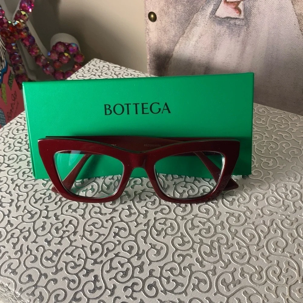 Bottega Veneta Burgundy Women's Frames